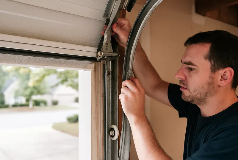 Garage Door Spring Repair in Goldenrod